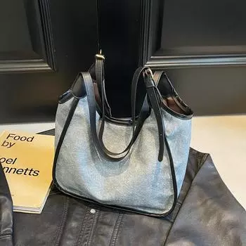 Высококачественная большая сумка для поездок на работу, сумка-тоут для подмышек, женская сумка для поездок на работу серый