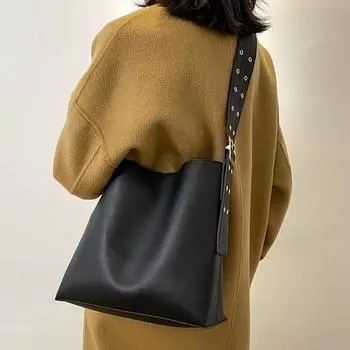 Высококачественная большая вместительная композитная сумка женская новая текстура ретро сумки через плечо с широким ремнем сумки-мессенджеры