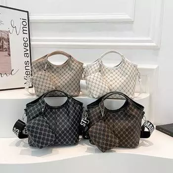 Высококачественная большая вместительная кожаная женская сумка-тоут, дизайнерская мягкая женская сумка через плечо, модные женские сумки 22.5x10.5x18cm кофейный