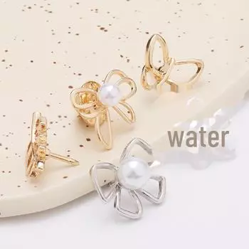 Высококачественная брошь-бантик в виде клевера без пришивания для воротников рубашек