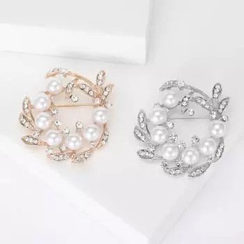 Высококачественная брошь, пряжка для свитера, декоративная пряжка для шелкового шарфа, женская пряжка для кардигана, фиксированная одежда, корсаж, универсальная атмосфера