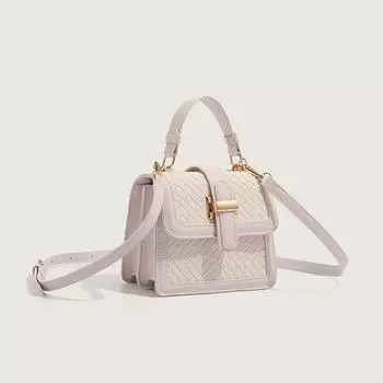 Высококачественная фактурная тканая маленькая сумка для женщин, новая универсальная повседневная сумка в стиле ниши, сумка через плечо на одно плечо для женщин