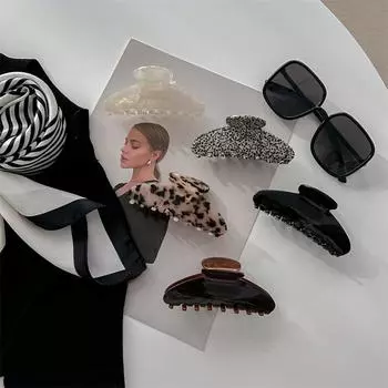 «Высококачественная французская заколка для волос с уксусной кислотой — большая акула для женщин, идеально подходит для лета»