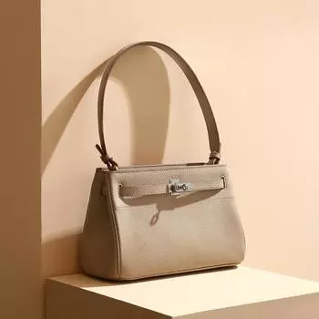 Высококачественная и модная сумка Kelly, сумка-мешок из высококачественной кожи с замком в стиле ретро, сумка через плечо из натуральной кожи для поездок на работу