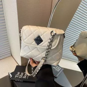 Высококачественная и нишевая женская сумка, новая весенне-летняя сумка 2024 года на цепочке, женская сумка через плечо на одно плечо, универсальная и модная