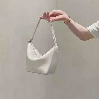 Высококачественная итальянская кожаная сумка-хобо для гамака: Ручной, через плечо, на плечо, подмышкой 28*17*9.5 (without label)