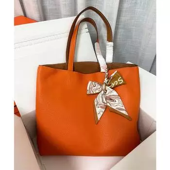 Высококачественная, изготовленная на заказ, полностью кожаная внутри и снаружи, двухсторонняя, минималистская, высококачественная, верхний слой, сумка из коровьей кожи, минималистская, большая сумка 38x11x32cm зелёный