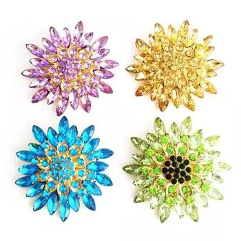 Высококачественная изысканная брошь, аксессуары для одежды, свадебная брошь со стразами, темпераментный подарок, шелковая пряжка для шарфа