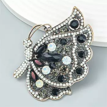 Высококачественная изысканная брошь-бабочка, брошь для девочки, милая булавка, модный популярный корсаж, аксессуары для одежды