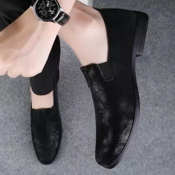 Высококачественная кожаная мужская повседневная обувь, итальянские люксовые брендовые мужские мокасины, дышащие формальные мужские туфли, туфли для вождения без застежек 38