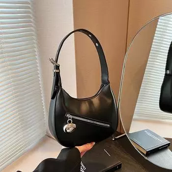 Высококачественная маленькая сумка для женщин, новые сумки из искусственной кожи на одно плечо под мышкой, универсальные ретро-сумки для женщин