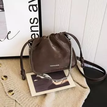 Высококачественная маленькая сумка в Корейском стиле, осень-зима 2023, модная женская супер популярная сумка на одно плечо, маленькая повседневная сумка через плечо, через плечо