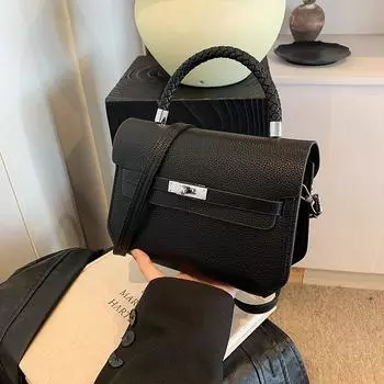 Высококачественная маленькая сумка женская летняя 2024 новая модная сумка через плечо в иностранном стиле портативная модная простая маленькая квадратная сумка зелёный