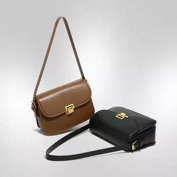 Высококачественная маленькая сумка женская новая модная темпераментная модная текстура нишевая сумка-мессенджер женская маленькая квадратная сумка через плечо чёрный