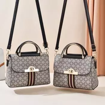 Высококачественная маленькая сумка, женская сумка, модная, повседневная, универсальная, портативная, на одно плечо, сумка через плечо из мягкой кожи. 22*16*11 чёрный