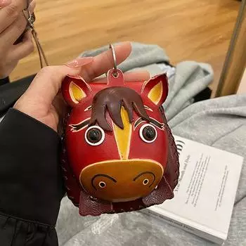 Высококачественная мини-сумка для ключей в виде пони, кавайный карман, чехол-брелок, креативный чехол для ключей от машины, маленькие подарки