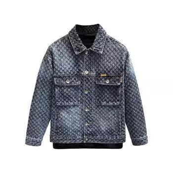 Высококачественная модная джинсовая куртка Sense Cat Claws для мужчин Plankton Handsome High Street Retro American Jacket M