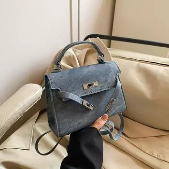 Высококачественная, модная и универсальная портативная маленькая сумка, женская сумка, сумка-мессенджер на осень и зиму. коричневый