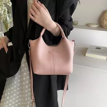 Высококачественная модная нишевая дизайнерская сумка 2024, корзина для овощей для отдыха, сумка-ведро на одно плечо, диагональная сумка через плечо, оптовая продажа