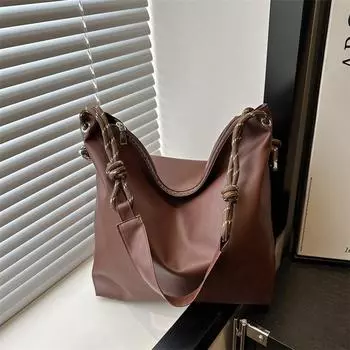 Высококачественная мягкая кожаная сумка через плечо большой емкости, универсальная сумка для поездок на работу хаки