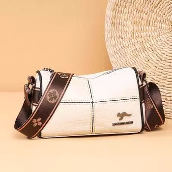 Высококачественная мягкая сумка из коровьей кожи для женщин, роскошная сумка через плечо из натуральной кожи