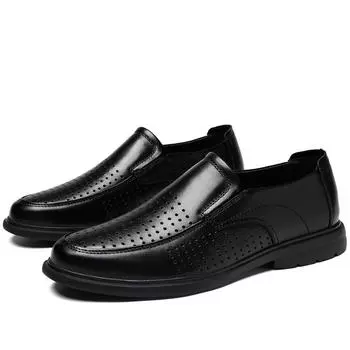 Высококачественная мужская обувь, дышащие мокасины, мужские туфли из натуральной кожи, деловые туфли в стиле ретро, роскошные свадебные туфли 39