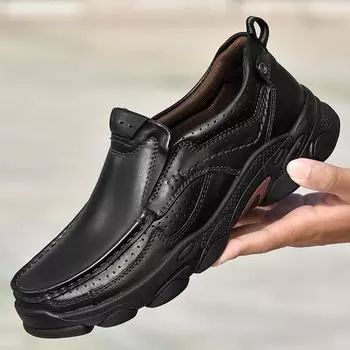 Высококачественная мужская обувь из натуральной кожи, удобные роскошные мокасины, мужская повседневная обувь, уличные кроссовки, большой размер 38-48 38 светло-коричневого