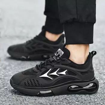 Высококачественная мужская обувь из сетчатой ткани, дышащая, удобная спортивная обувь для бега для мужчин, новая вулканизированная обувь на платформе Tenis Para Hombre 39