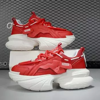 Высококачественная мужская повседневная обувь на платформе с толстой подошвой, кроссовки для мужчин, мужская обувь для ходьбы, мужская модная повседневная обувь, кроссовки для тренировок 39