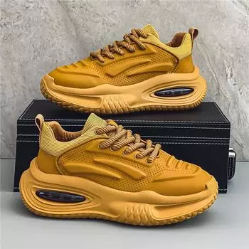 Высококачественная мужская повседневная обувь с толстой подошвой, модные универсальные кожаные водонепроницаемые дышащие мужские повседневные кроссовки 39