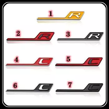 Высококачественная наклейка на автомобиль из АБС-пластика, эмблема на кузове, значок, наклейка на хвост, автозапчасти для B/en/z RC Class GLC 3