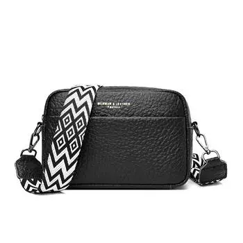 Высококачественная натуральная кожа, женские сумки через плечо, роскошная однотонная сумка из коровьей кожи, женская сумка-мессенджер белый