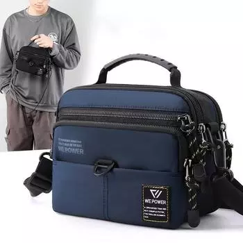 Высококачественная нейлоновая противоугонная сумка через плечо, новинка 2022, модные мужские сумки на плечо со съемным плечевым ремнем, поясные сумки для мужчин серый