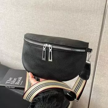 Высококачественная нишевая простая дизайнерская сумка на грудь на осень и зиму, универсальная и модная поясная сумка, сумка через плечо, сумка для мобильного телефона