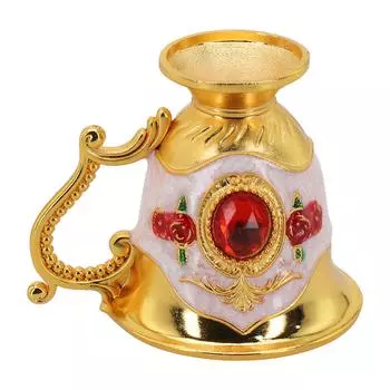 Высококачественная новая практичная кружка для вина из цинкового сплава, декоративная кружка для кофе в европейском стиле из металла для питья вина