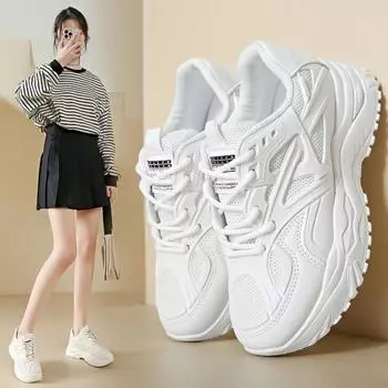 Высококачественная обувь для женщин на шнуровке, женская вулканизированная обувь, летние новые дышащие повседневные кроссовки, женская обувь в сетку 35