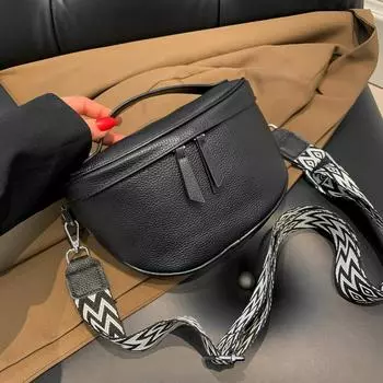 Высококачественная однотонная сумка на пояс из натуральной кожи для женщин, роскошная женская сумка через плечо из коровьей кожи, женская нагрудная сумка 25cm 9cm 14cm