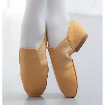 Высококачественная парусиновая танцевальная обувь для женщин и взрослых, низкая, с мягкой подошвой, для джаза, латиноамериканских, этнических, внутренних, внешних, для занятий балетом и йогой C 34 чёрный