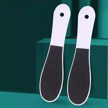 Высококачественная пилочка для ног, двухсторонняя пилка для удаления мозолей для омертвевшей кожи, профессиональные инструменты для педикюра, скребок для мозолей, шлифовальная машинка для пяток белый