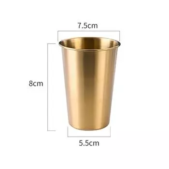 Высококачественная пивная кружка-трофей 240-500 мл, кружка для питья золотая, высота 8 см -12 см, серебристая, из нержавеющей стали, чайные чашки для друзей