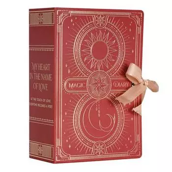 Высококачественная подарочная коробка для конфет в европейском стиле, книга красный