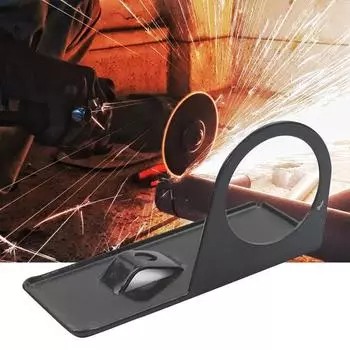 Высококачественная поддержка угловой шлифовальной машины, профессиональная металлическая угловая шлифовальная машина, балансировочный кронштейн, держатель для режущего станка чёрный