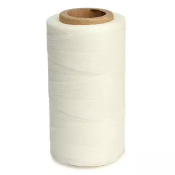 Высококачественная прочная 240 метровая 1 мм 150D кожаная вощеная нить шнур для инструмента для рукоделия ручная нить для шитья белый