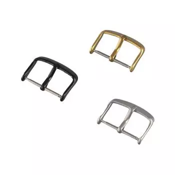 Высококачественная прочная запчасть из нержавеющей стали для ремешка для часов, застежка для ремешка для часов 14mm чёрный