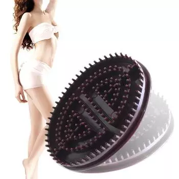 Высококачественная профессиональная 1 шт. щетка для массажа вен меридианов, щетка для похудения, повышения иммунитета, детоксикации организма коричневый