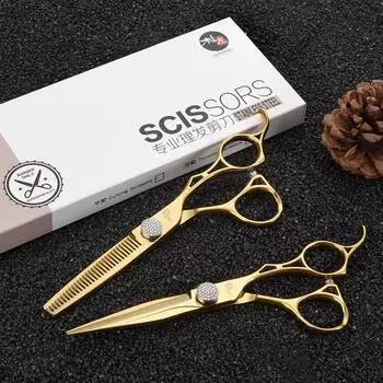 Высококачественная профессиональная стрижка, парикмахерские ножницы, ножницы для челки, набор тонких ножниц, ножницы для волос 1PCS