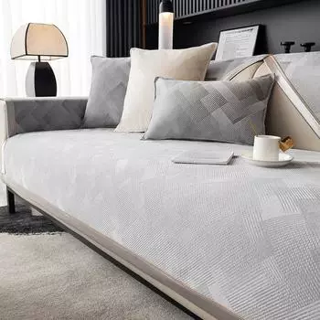 Высококачественная простая модная подушка для дивана, устойчивая к пятнам, нескользящая, не царапающая, универсальное одеяло для четырех сезонов, чехол для дивана-полотенца 70*70cm