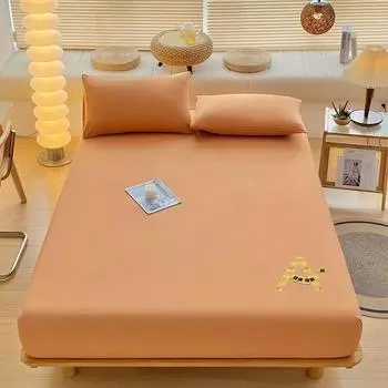 Высококачественная простыня, одинарный двойной матрас размера «king-size» с эластичной лентой, простыня 90x200 160x200, подходящая простыня only 2pcs pillowcase