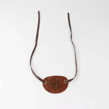 Высококачественная ретро пиратская маска для глаз, ручная работа, кожаные аксессуары для костюмов на Хэллоуин, унисекс, реквизит для косплея и LARP чёрный