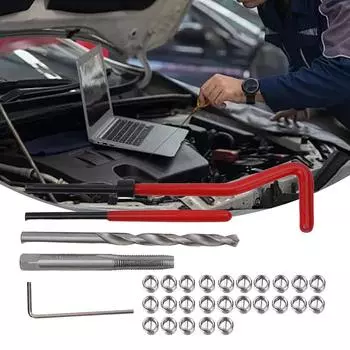 Высококачественная резьбовая вставка для ремонта двигателя M6x1 мм